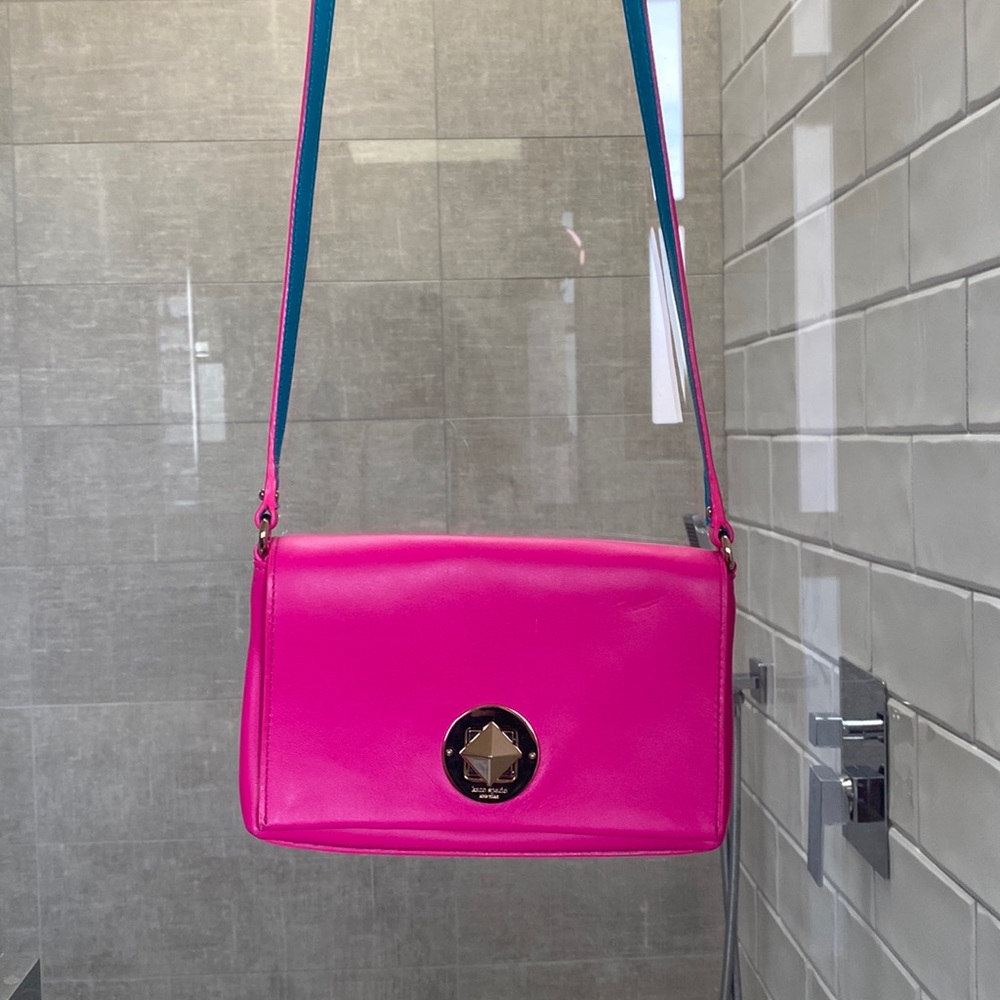 Neon Pink Cross Body Kate Spade Purse